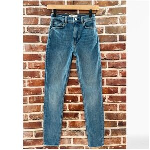 Reformation High Rise Jeans, Darwin Ankle Fray, Size 23